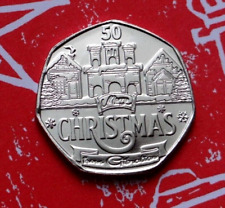 2024 Gibraltar ? CHRISTMAS ?? 50 pence coin ? * NEW - KING Charles 50 p coin