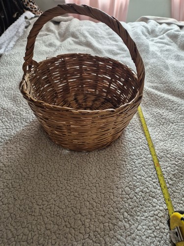 Vintage wicker shopping basket - vintage,