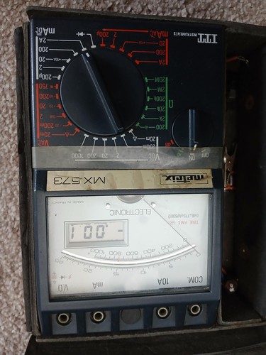 Vintage multimeter itt - with, a