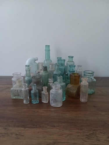 Bundle small vintage glass - bundle,