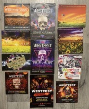 11 Rave Flyers SLAMMIN VINYL presents WESTFEST 2005 - 2019  EX = Very Good