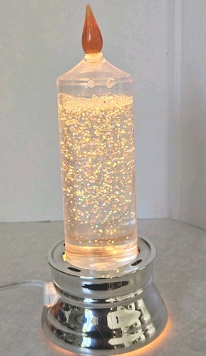Vintage glitter light lamp - vintage,