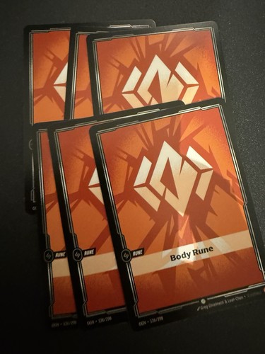 Riftbound body rune set - 6x,