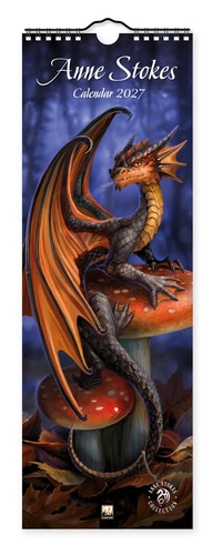 Anne stokes slim calendar 2027 - anne,