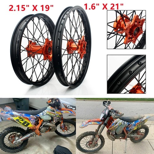 Cnc wheels set for ktm - 21"/19",