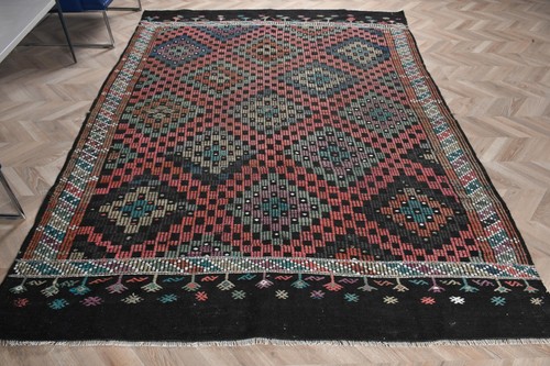 Vintage rug 5x9 ft large - vintage, rug,