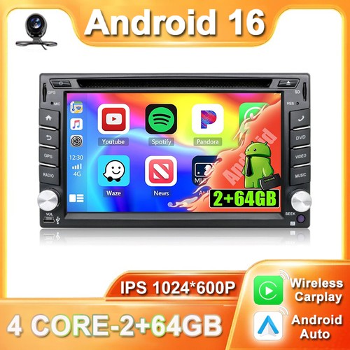 Double din car stereo - car,