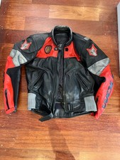 Wolf 2 Piece Leather Motorcycle Suit  Size 40 motorbike protective clothing 