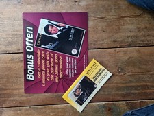 Goldeneye Sun Coast BOND Phone Card and Shop Instore Advert Phone Card