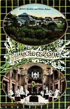 1914 Greetings From Glasgow 2 view Printed postcard Raphael Tuck posted