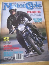 The classic motorcycle - the,