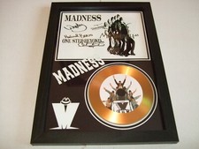 Madness signed disc framed - madness,