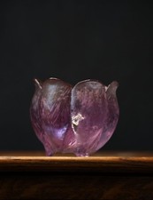 Vintage Purple Pressed Glass