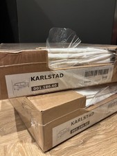 Ikea Karlstad 2 seater white sofa covers BRAND NEW IN BOX
