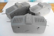 3 x 1/32 WWI German A7V Tanks - complete item, not a kit!