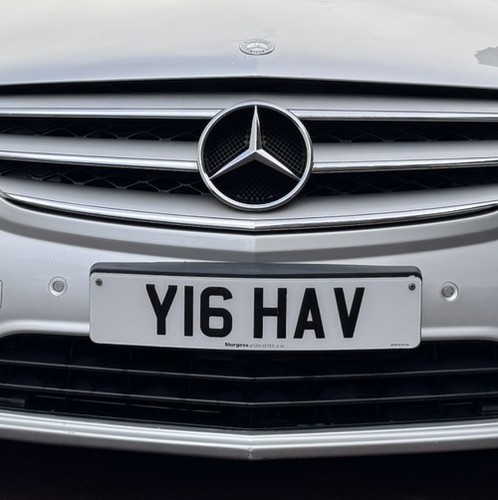 Private number plate car