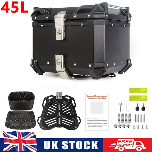 45l motorcycle rear top box - top,