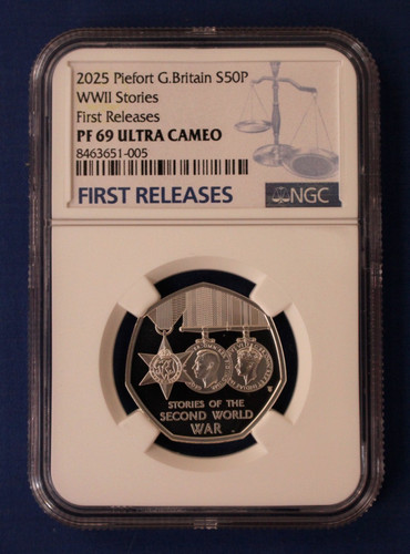 2025 silver piedfort - 2025, 50p