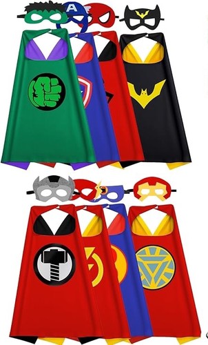 Superhero cape mask set kids - superhero,
