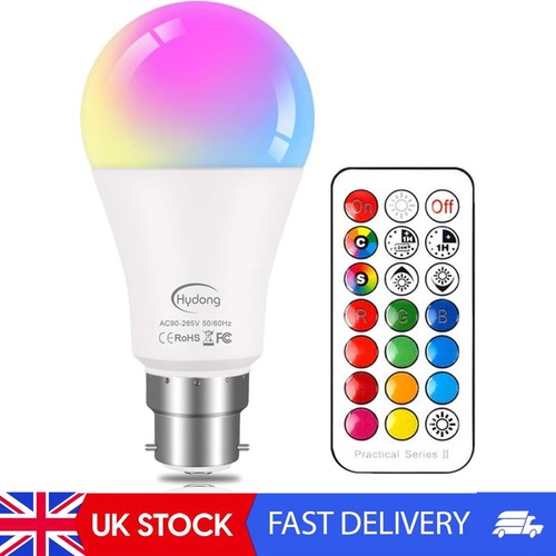 Colour changing bulb b22 - changing,