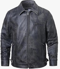 FLAVOR Mens Cowhide Leather