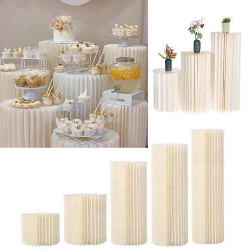 Cylinder paper plinths acrylic - cylinder,