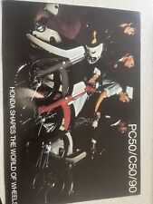 HONDA Motorcycles Sales Brochure PC50, C50, C90