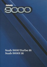CAR BROCHURE: SAAB 9000 - 1986 (INCLUDES 9000i 16 & 9000 Turbo 16)