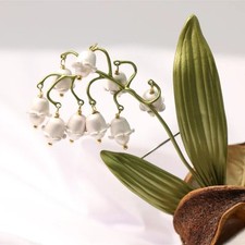 Lily Of The Valley Flower Corsage Brooch Pin Woman Accessories Brooches Jewelry