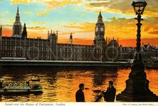 Postcard 1971 Vintage Houses