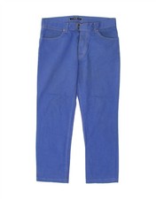GAS Womens Straight Jeans W33 L27 Blue Cotton BB06