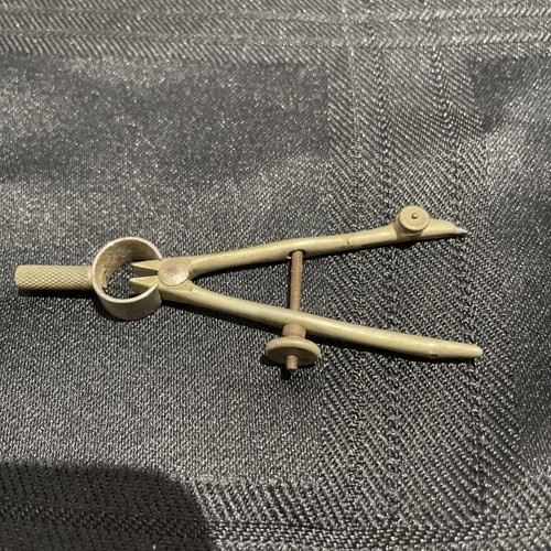Vintage brass tool - , spring-type