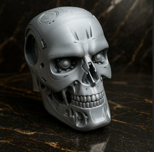 Terminator Endoskeleton Skull Life-Size Cybernetic Replica Skynet Prop Cosplay