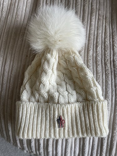 Authentic moncler cream - cream, ribbed