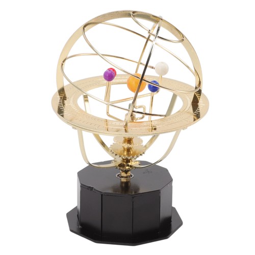Metal solar system orrery - system,