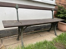 H Addison & Co Wellington Salop Cast Iron Tram Bench
