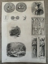 Antique Print c1860 – Becket