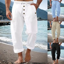 Men's Linen Casual Pants