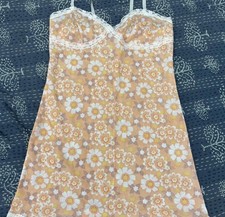 60s Floral Mini Dress Nightie