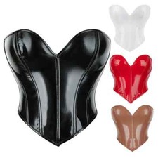 PVC Leather Women Overbust