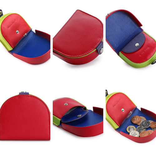 Real leather stylish coin tray - stylish,