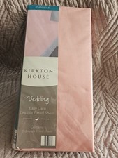 Kirkton House Bedding Double Fitted Sheet Pink