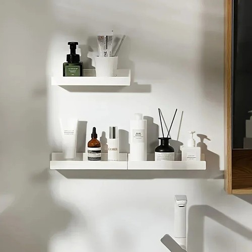 White drill shower - white, no