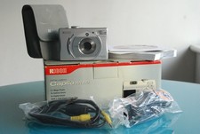 RICOH RR330 VINTAGE DIGITAL CAMERA 2002 USB CASE STRAP MANUAL CDROM BOXED / EXC.