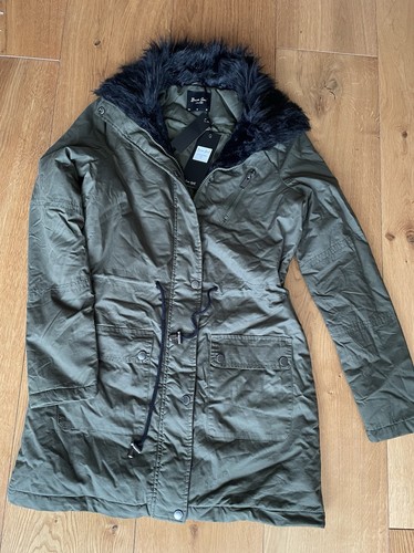 Ladies microfibre parka jacket - microfibre,