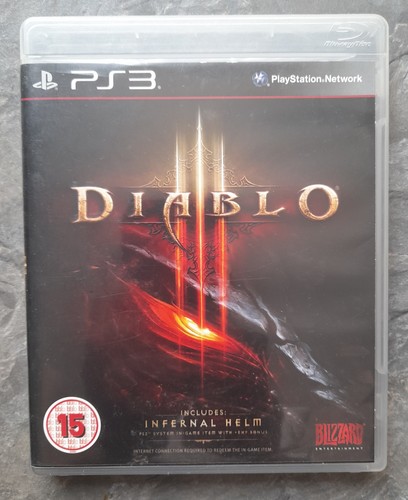 Diablo iii manual ps3 - w/manual,