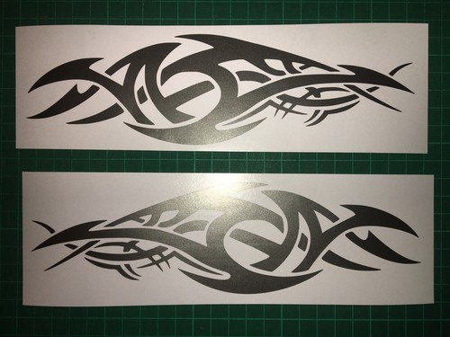 Tribal flames decals - tribal,