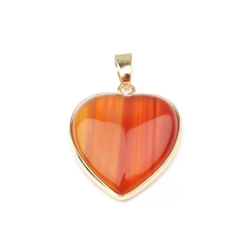 Natural stone agates - agates, heart