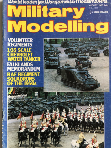 Military modelling august 1983 - military,