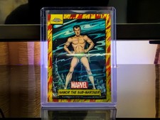 2024 Topps Chrome Marvel Namor the Sub-mariner Human Torch Refractor #25/39